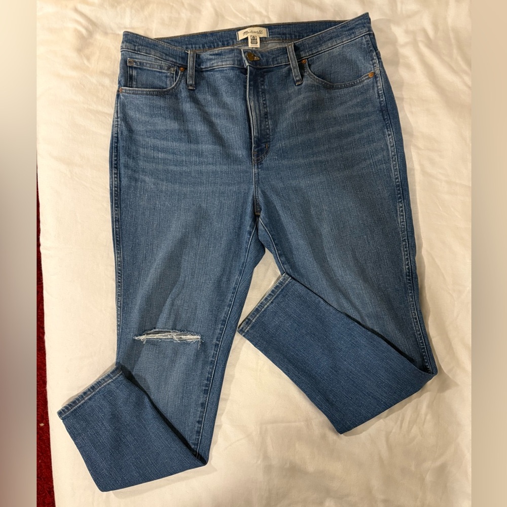 Madewell 10” High-Rise Skinny Jeans Size 33